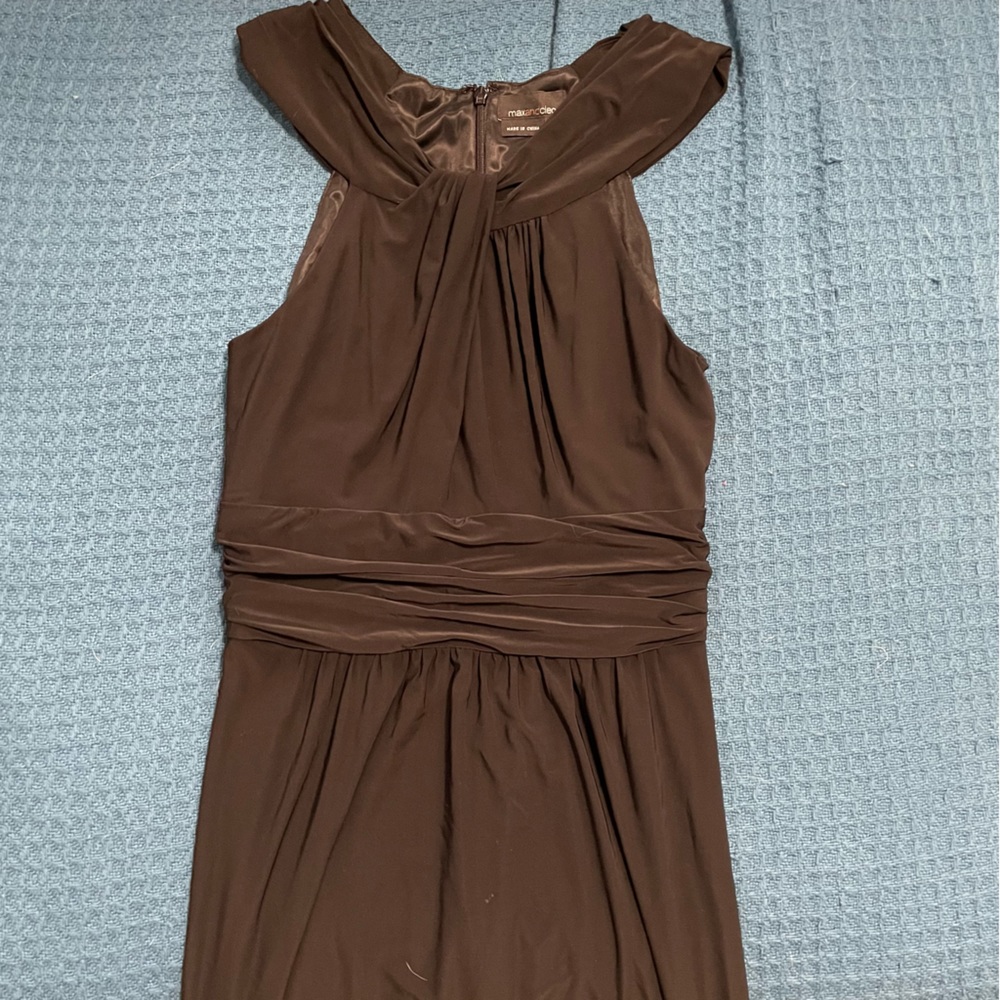 Max & Cleo Black Size 4 Knee Length Dress - Picture 2 of 5
